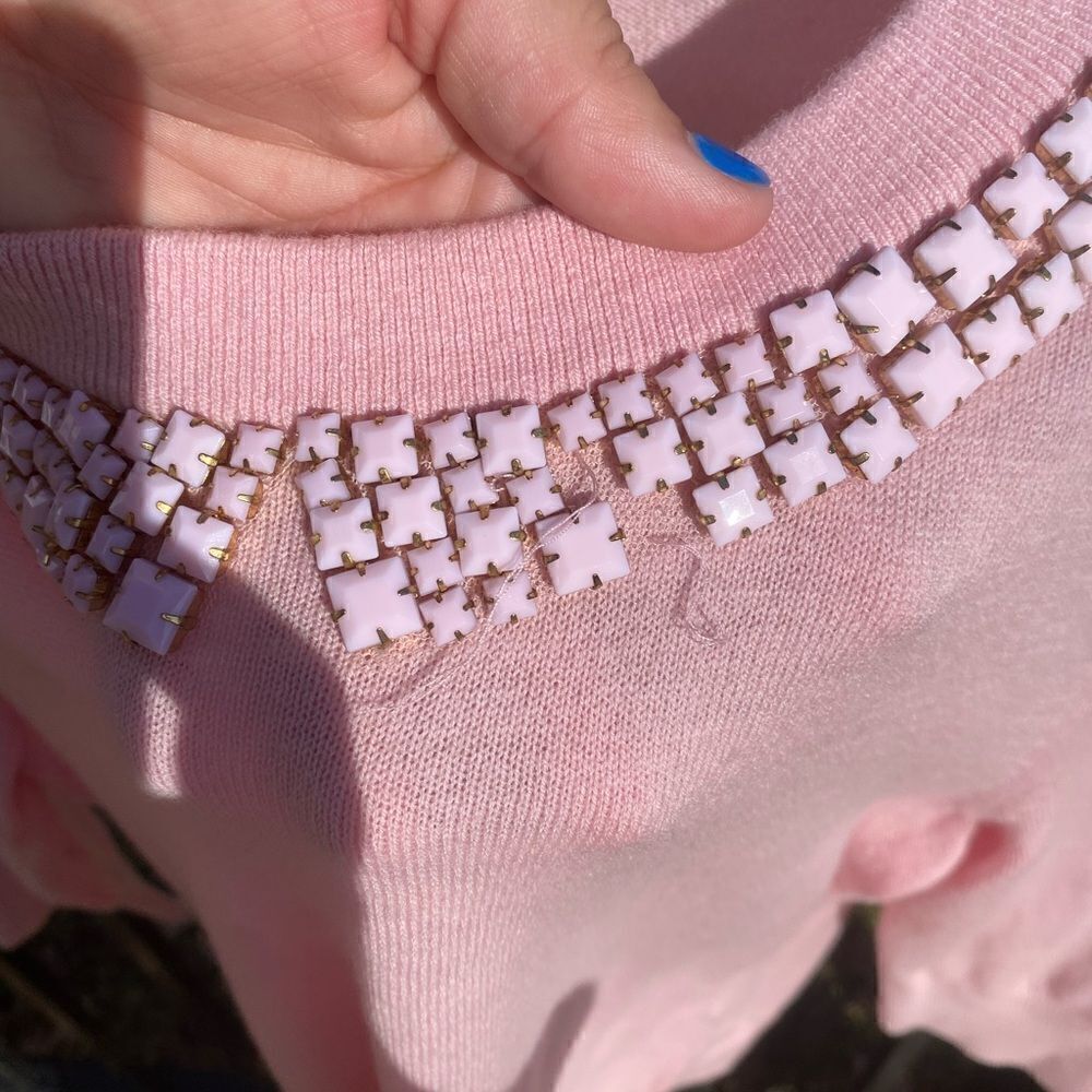 Kate Spade Avaline Embellished Collar Sweater NWT - Picture 6 of 12
